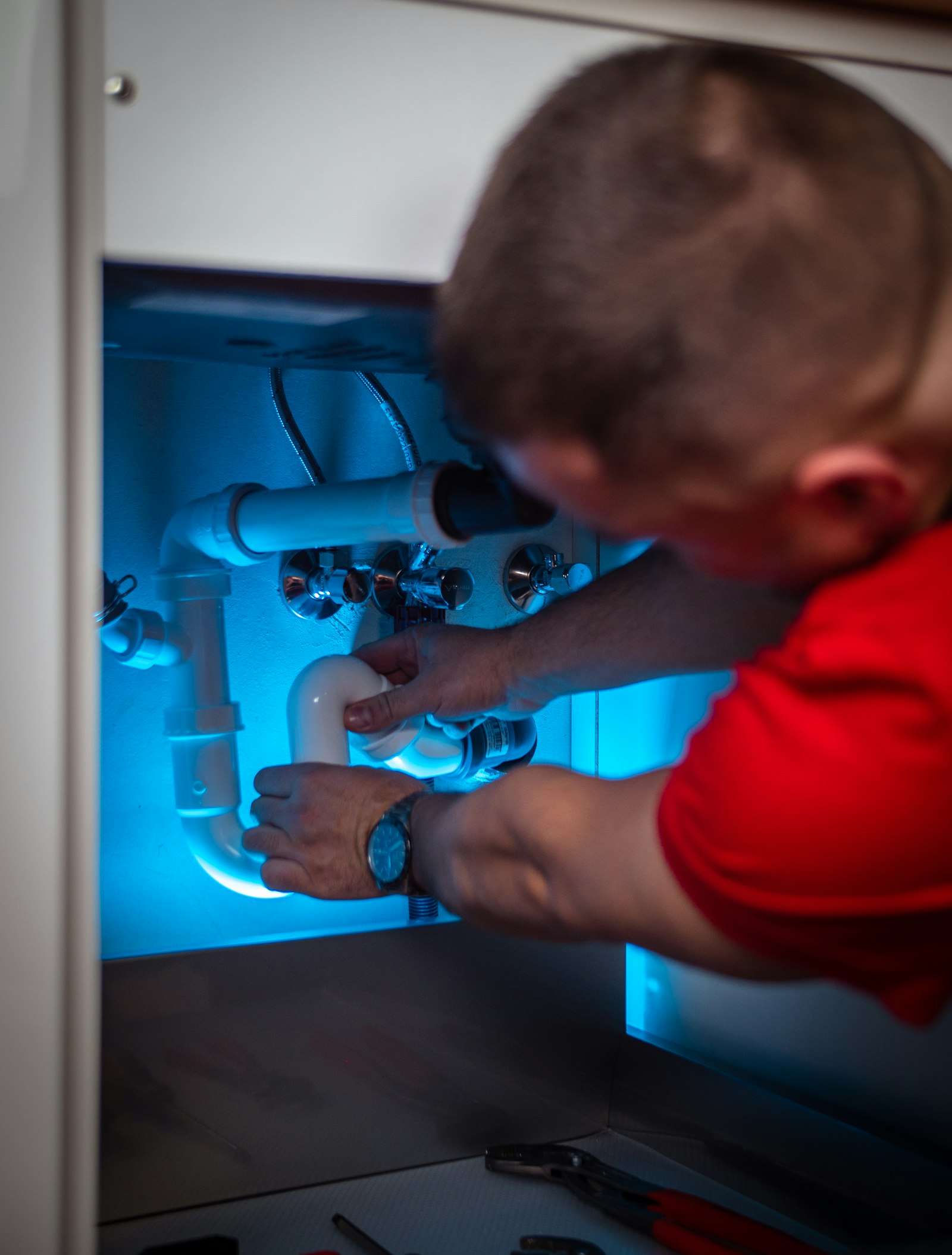 Under-sink pipework replacement